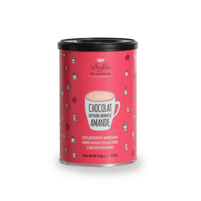dolfin milk almond hot chocolate powder