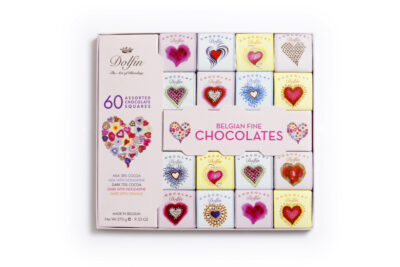 chocolate dolfin gourmet squares 60 LOVE